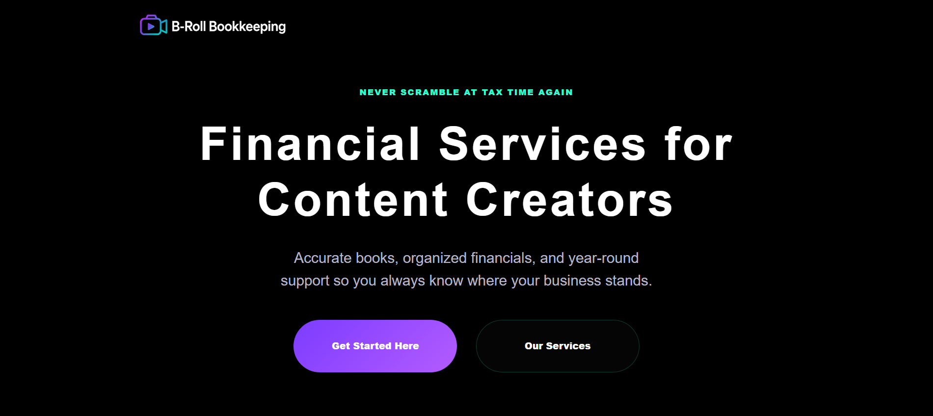 Broll Bookkeeping website